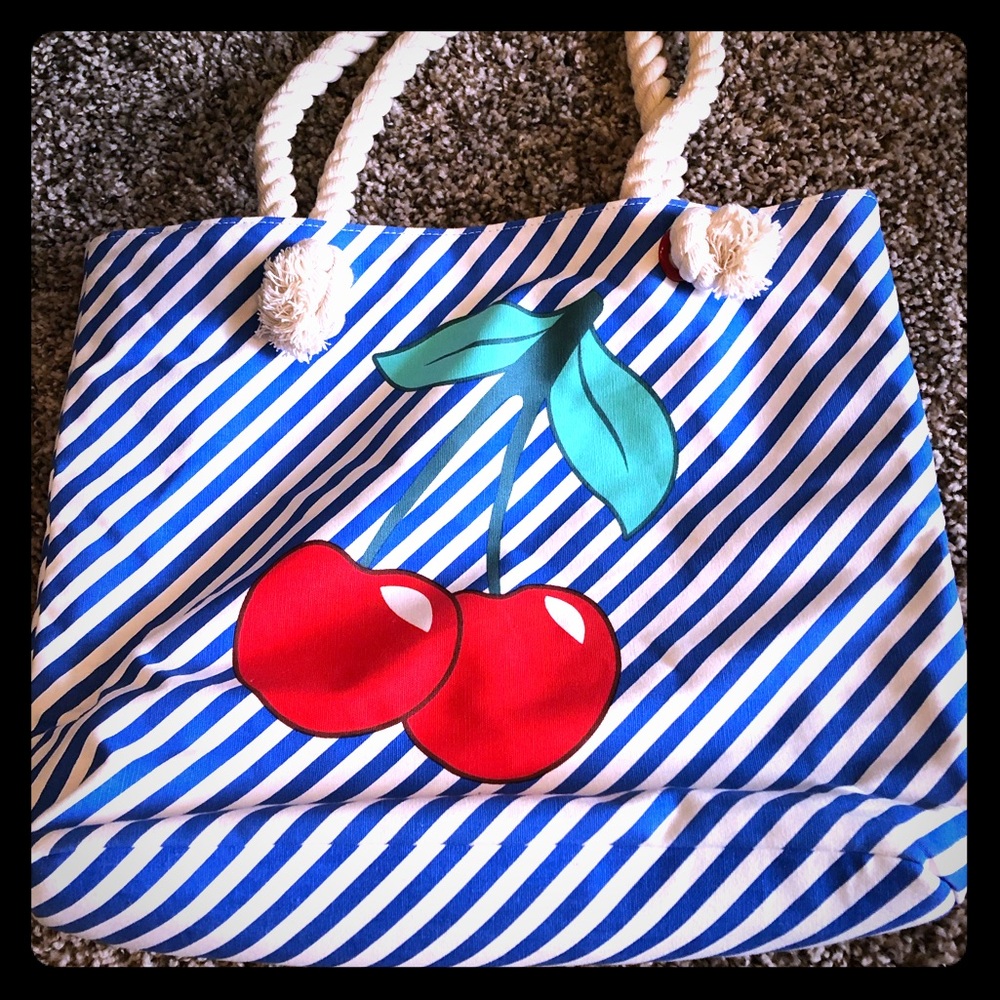 Cherry tote bag
